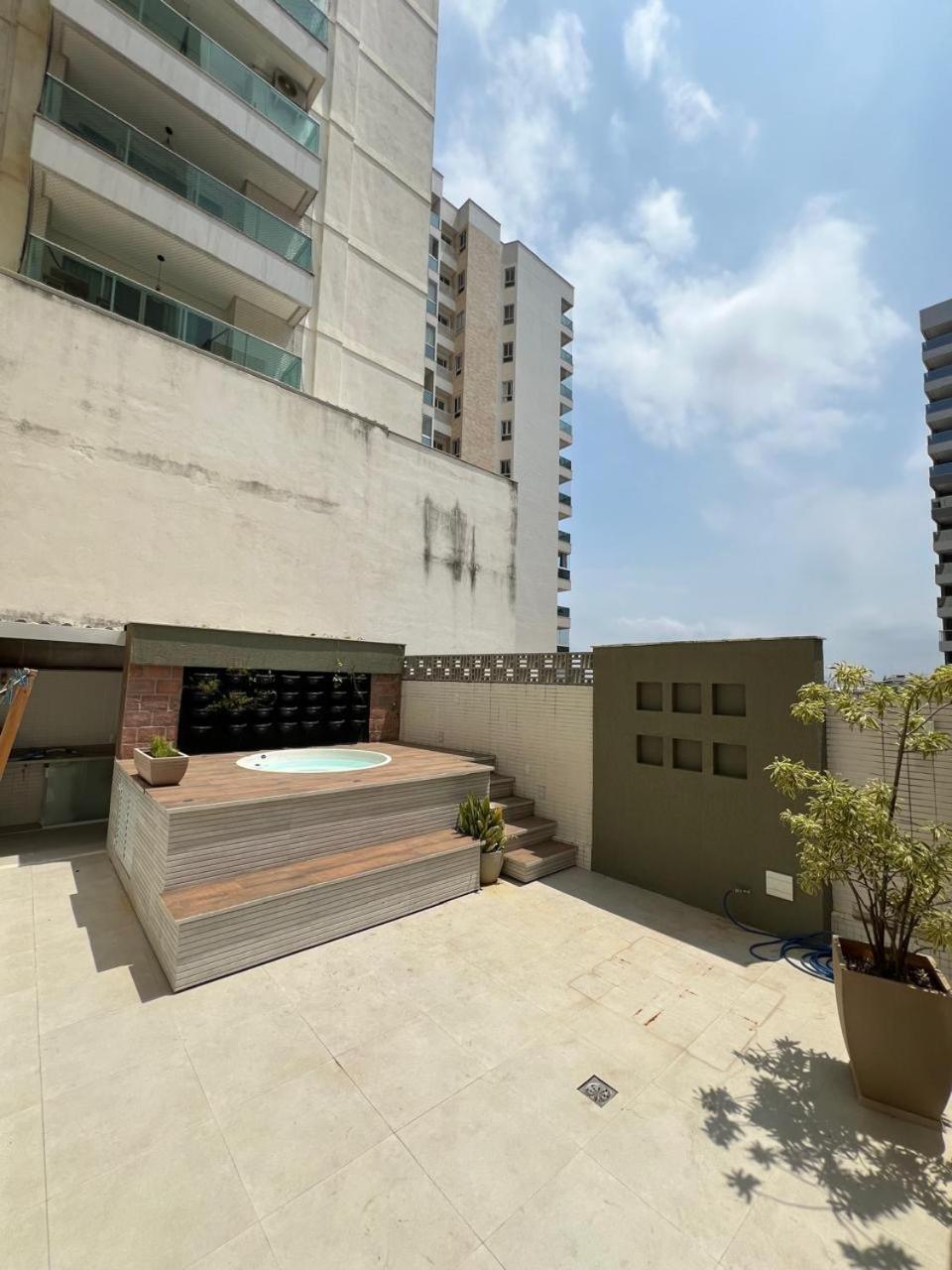 Apt 3Q Luxo Com Ar E Jacuzzi Na Beira Mar Guarapari Exterior photo